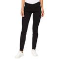 Marc O'Polo Denim Damen ALVA, lässige Damen Jeans, Damen Hose im Used-Look, hochwertige Denim Jeans mit schmalem Schnitt, Schwarz (Q04), 28W / 32L