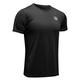 MEETWEE Sportshirt Herren, Laufshirt Kurzarm Mesh Funktionsshirt Atmungsaktiv Kurzarmshirt Sports Shirt Trainingsshirt für Männer, Schwarz, S