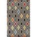 Trellis Geometric Moroccan Oriental Wool Area Rug Hand-knotted Carpet - 5'7" x 7'11"