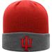 Men's Top of the World Crimson/Gray Indiana Hoosiers Core 2-Tone Cuffed Knit Hat