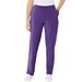 Plus Size Women's Suprema® Pant by Catherines in Dark Violet (Size 2X)