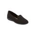 Women's The Madie Slip On Flat by Comfortview in Black (Size 8 M)