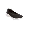 Women's CV Sport Laney Slip On Sneaker by Comfortview in Black (Size 9 M)