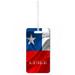 Accessory Avenue Chile Flag Standard Sized Hard Plastic Double Sided Luggage Identifier Tag