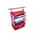 Grand Fusion Red Stow-N-Go Travel Luggage Organizer and Packing Cube Space Saver with Built in Hanging Shelves -Large