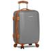 Dejuno Legion Hardside Spinner TSA Combination Lock Carry-on Suitcase - Silver