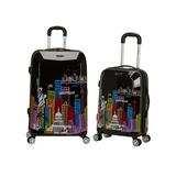 Rockland Luggage 2" Piece Hardside Polycarbonate/ABS Upright Luggage Set F212