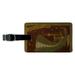 Christmas Holiday Joy to the World Angel Rectangle Leather Luggage Card Suitcase Carry-On ID Tag