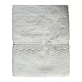 Baby Boys Girls White Embroidered Cross Dove Lace Trims Christening Towel