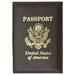 RFID Blocking Premium Leather United States Passport Holder Golden Print Emblem RFID P 601 USA (C)