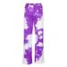 Sunisery Women's Loose Pants, High-Waist Trousers, Patchwork Dye Printed Casual Wear Sports Side Pocket Bottoms