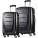 Samsonite Winfield 2 Hardside Expandable Luggage with Spinner Wheels, Brushed Anthracite, 2-Piece Set (20/24)