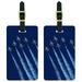 US Airforce Thunderbirds Luggage Tags Suitcase Carry-On ID, Set of 2