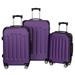 3-in-1 Trolley Case Portable ABS Trolley Case Rugged And Durable Travel Case 20" / 24" / 28" Trolley Case Dark Purple