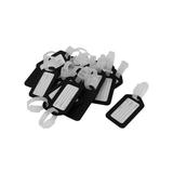 Unique Bargains 20 Pcs Plastic Baggage Backpack Address Message Luggage Holder Tag