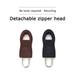 Zipper Pulls-Detachable Zipper Puller Set, Zipper Head Pull Tab, Universal Zipper Puller Set, Luggage Accessories for Clothes Bags, Christmas Gift for Family (Black/Brown)-8/12/16 pcs