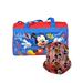 Mickey Mouse Red Duffel Bag 17" w/ Disney Kids All-Over Print Neck Gaiter