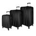 Elite Luggage: Verdugo Hardside 3-Piece Spinner Luggage Set, Black