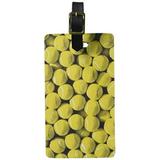 Graphics Andamp More Tennis Balls Luggage Tags Suitcase Carryon Id, White