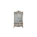 Bloomsbury Market Aizley Curio Cabinet Wood/Glass in White | 89 H x 20 W x 51 D in | Wayfair 75F0472252184B3196EACC64D82A2F15