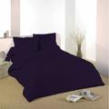 Univers Decor - Housse de couette Prune 240 x 220 cm / 100% Coton / 57 Fils/cm² pour lit 2 places