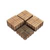 Yaheetech - Holzfliesen 27 Stück pro Set (2,6 m²) Balkonfliesen mit Drainagesystem Terrassenfliesen