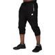 Gorilla Wear - Knoxville 3/4 Sweatpants - Schwarz - Jogginghose Absolute Bewegungsfreiheit zum Sport Bodybuildung mit Logo leicht und bequem, 4XL