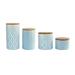 Accents by Jay Arabesque Blue 4-piece Canister Set