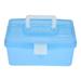 Aibecy Clear Art Storage Box Watercolor Oil Painting Supplies Multipurpose Case Portable for Artists Students