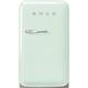 Smeg Right Hand Hinge Mini Bar FAB5RPG5 Fridge - Pastel Green - D Rated