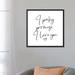 East Urban Home I Pinky Promise I Love You by Mambo Art Studio - Textual Art in Black/White | 26 H x 26 W x 1.5 D in | Wayfair