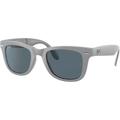 Ray-Ban Folding Wayfarer Classic Sunglasses Blue Lenses Gray 50 RB4105-6577R5-50