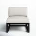 AllModern Smith Patio Chair w/ Sunbrella Cushions in Black | 33 H x 30 W x 32 D in | Wayfair CD6893BB2D194CF1A1916E47EBF80066