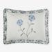 Margaret Embroidered Shams by BrylaneHome in Blue (Size KING)