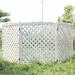 MyGift 3 Panel Garden Outdoor Privacy Fence Screen, Wood | 38.75 H x 95.5 W x 0.75 D in | Wayfair WAYDECO2255GRY