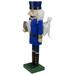 Northlight Seasonal 14" Blue & Gold Wooden Mail Carrier Christmas Nutcracker | 14 H x 4 W x 4 D in | Wayfair NORTHLIGHT F92181