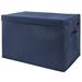 Isabelle & Max™ Vallette Black Felt Toy Box By Isabelle & Max® in Blue | 15 H x 22 W x 14.5 D in | Wayfair 111E65F49FAC45FD8B6C69EF0B201015