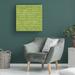 Orren Ellis Good Vibes Pattern IIIC by Veronique Charron - Wrapped Canvas Painting Canvas in Green | 14 H x 14 W x 2 D in | Wayfair