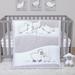 Harper Orchard Paxton Sleepy Sheep 4 Piece Crib Bedding Set Polyester in Gray | Wayfair 42C5B6E989164637916CA0DE538346B2