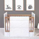 Harper Orchard Istanbul Simply White 3 Piece Crib Bedding Set Cotton in Blue | 45 W in | Wayfair B95D6293A68149D09FE6B168646FC74E