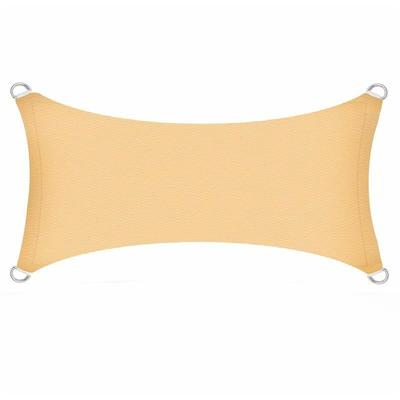 Sonnensegel Sonnenschutzsegel Sonnenschutz UV-Schutz Schattenspender Sonnendach Beige / 4x6m Image