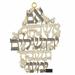 Matashi Hebrew Judaica Wall Hanging Decor - Im Eshkacheich Yerushalayim Sign, Hand-Painted Enamel with Crystals (Pewter)