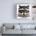 Loon Peak® Jeannine Saylor 'Raccoon' Canvas Art Canvas in Brown/Gray/Green | 14 H x 14 W x 2 D in | Wayfair 5162BCC0455E4175B3886E669E2E478C