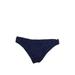 Swimsuit Bottoms: Blue Solid Swimwear - Women's Size Large