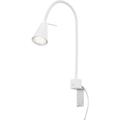 Briloner - Lampe de lit led leuchten tuso, 5 w, 400 lm, IP20, blanc, métal, incl., 1x GU10,