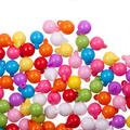 Round Drop Mix Color Opaque Acrylic Charms 9x11.6mm pack of 100Gram/217pcs (2-pack Value Bundle) SAVE $1