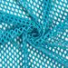 Cabaret Mesh Stretch Fabric Spandex Big Holes 58 Wide For Costume Dance Wear (Turquoise)