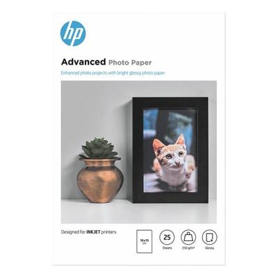 HP Fotopapier »HP Advanced« 10x15 cm, hochglänzend weiß