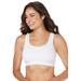 Plus Size Women's The Olivia All-around Support Comfort Sports Bra by Leading Lady in White (Size M)