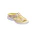 Extra Wide Width Women's The Tracie Slip On Mule by Easy Spirit in Yellow Tie Dye (Size 9 1/2 WW)